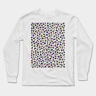 Multi Colored Leopard Spots Long Sleeve T-Shirt